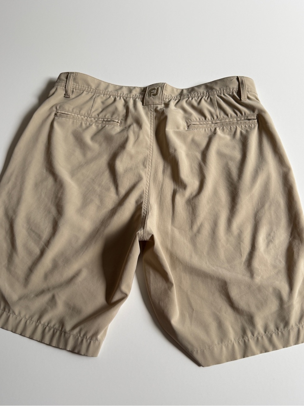 FootJoy Men’s 9” Beige Stone Performance Golf Shorts- Size 33 - Picture 7 of 8
